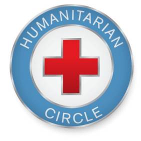 Red Cross Humanitarian Circle pin