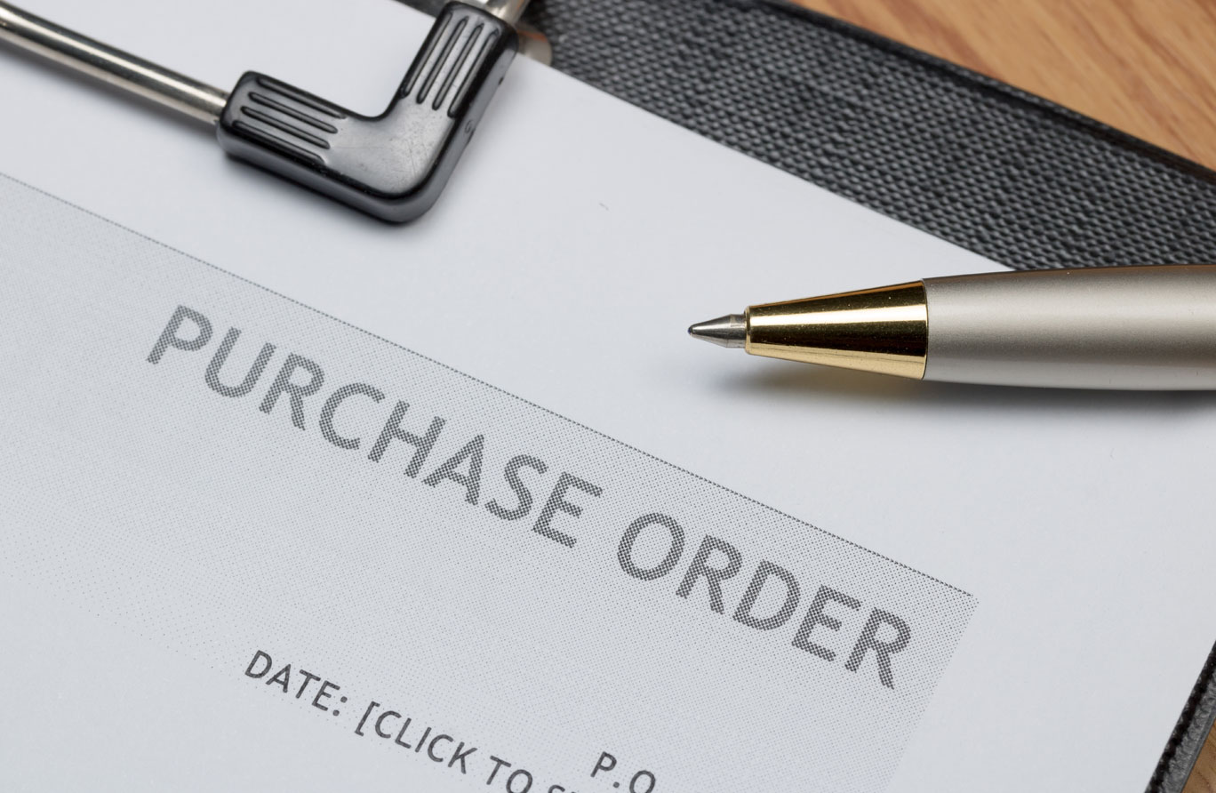 Company purchase order form
